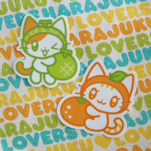 Load image into Gallery viewer, fresh fruit 🍈🍊 clear stickers