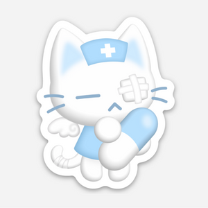 migraine angel sticker