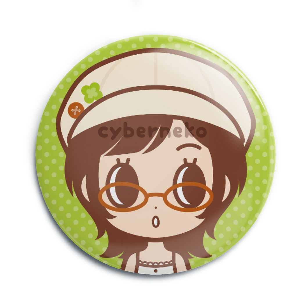 heisei girl 🍀 can badge