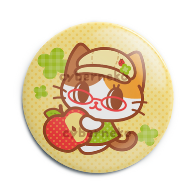 (pre-order) heisei retro kitty 🍎 can badge