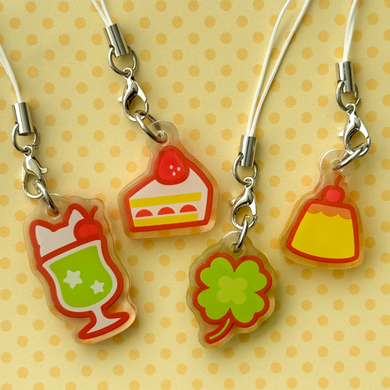 kissaten phone charm set